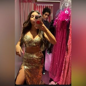 Sherri Hill 2 Piece Prom Dress SIZE 0